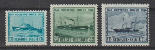 Belgium 1946 cob 725 - 1946, 725/7**