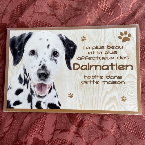 Plaque bois dalmatien - 13, x