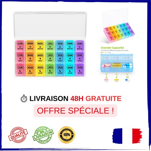 Pilulier semainier jours - pilulier,
