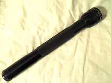 4 D-Cell Maglite Flashlight Black Body LED Bulb Converted Working Condition