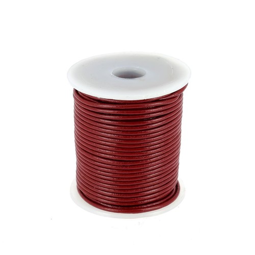 Lacet cuir rond - en,