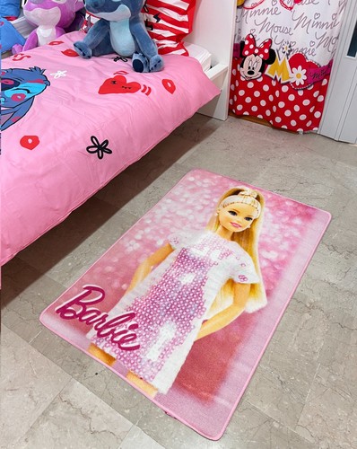 Barbie tapis chambre - barbie,