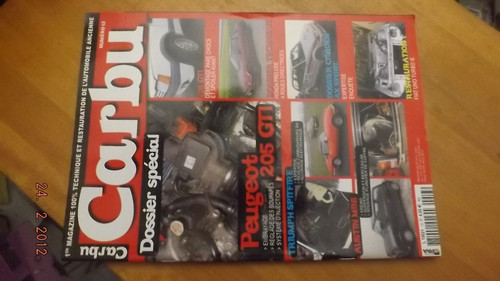 Revue carbu 205 gti - 205, /
