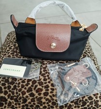 Sac Mini Longchamp LE PLIAGE XS Noir NEUF  avec bandoulière