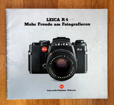 LEICA R4  Catalogue : Mehr