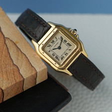 Cartier Small Panthere 8057929 18k Yellow Gold Ladies on Deployant 1995