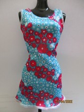 Barbie Doll Outfit "Blue/Red Floral Dress" (202)