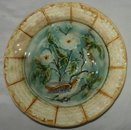 Belle assiette barbotine - assiette, en