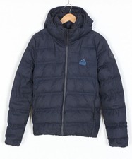 SUPERDRY Echo Quilt Puffer Jacket Hommes Taille M Capuche Rembourré MJ3719