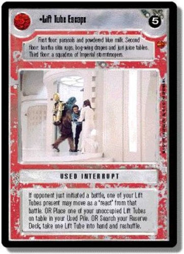 Lift tube escape star - tube, ccg