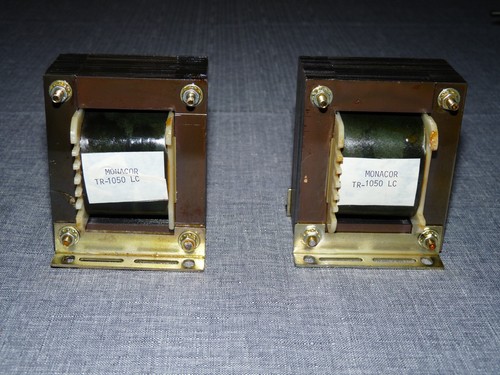 Deux transformateurs monacor - transformateurs,