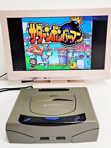 Sega saturn console grey 339 - sega,