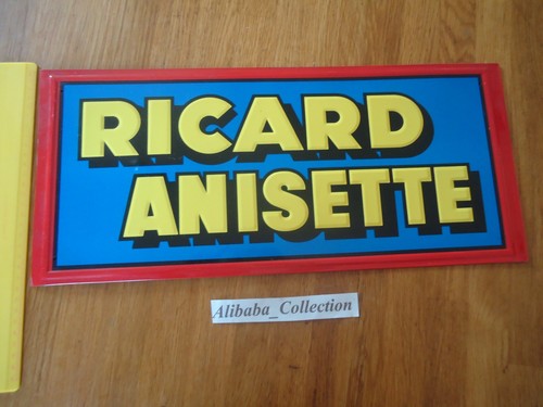 Plaque tole ricard anisette - plaque,