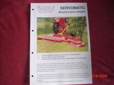 VOTEX SERVOMATIC ORCHARD CRUSHER ADVERTISING PROSPECTUS