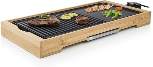 Plancha table bambou - table, grill