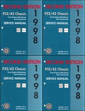 1998 Chevy GMC P32 P42 Shop Manual -2nd Edition- Motorhome Motor Home Stepvan