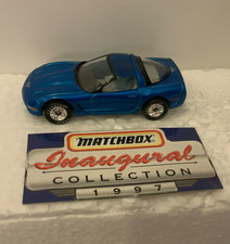 Matchbox 1997 Inaugural Collection blue 1997 Corvette Coupe