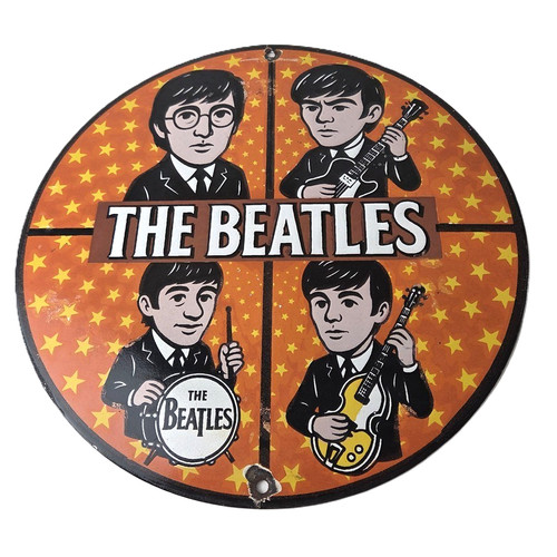 Vintage the beatles sign - vintage,