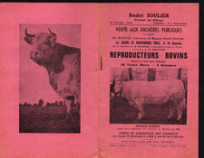 BLENAY / MAGNY-COURS (58) COWBOY / CATTLE BREEDER "André SOULIER" in 1962