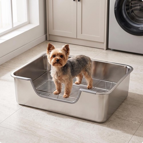 Bac litière pour - litière, chien