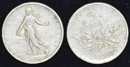 4988 semeuse 1960 faux - 5f,