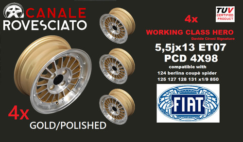 Jantes pouces 4x98 fiat - 4,