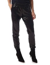 Commando Sequin Jogger Black