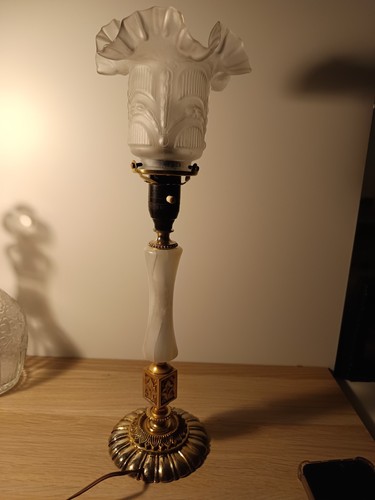 Lampe ancienne laiton - doré, et