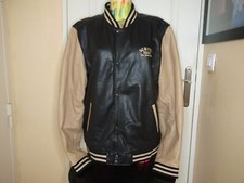 VINTAGE VARSITY SCHOTT CUIR