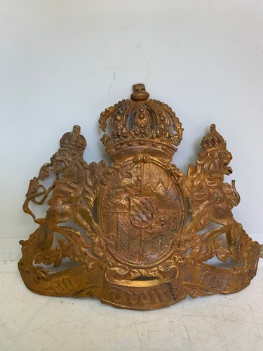Ancienne plaque pour - ancienne, casque
