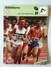 CARTE EDITIONS RENCONTRE 1977 / ATHLETISME - IVO VAN DAMME