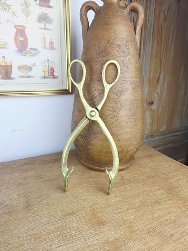 Pince charbon laiton - pince, bronze