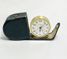 Vintage Art Deco style Swiss Swiza 8 day travel alarm clock