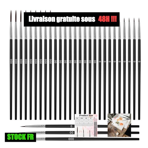 Pinceaux fins précision - , 30