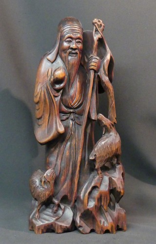 Chine grande statuette - c,