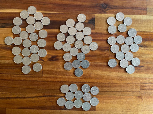Pièces franc marianne - piÈces, de