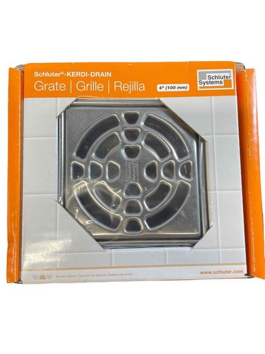 New schluter kerdi drain grate - kerdi,