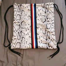 PAM & GELA FOR NEIMAN MARCUS PYTHON SNAKE PRINT DAY SACK BACKPACK, New No Tag