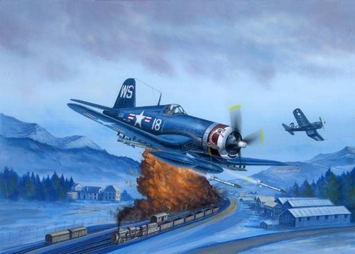F4u corsair late version - f4u-4,