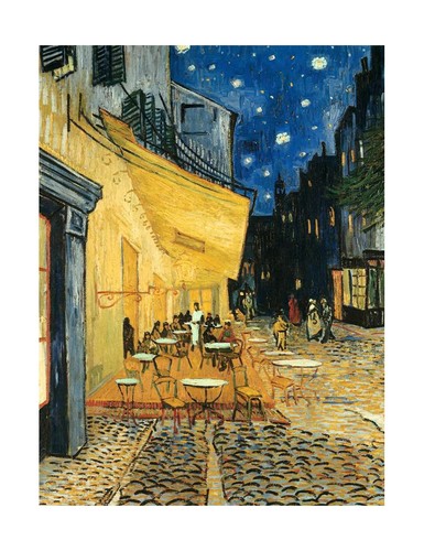 Puzzle 1000 terrasse cafe - puzzle,