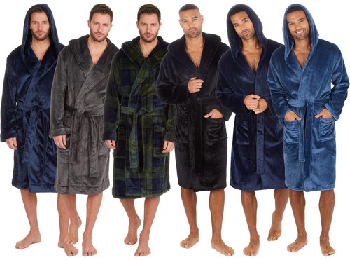 Robe nuit capuche en - de,