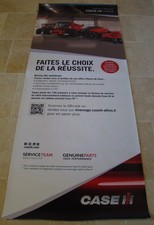 Affiche Garage Atelier Check-Up Matériel CASE IH 2m x 0,8m Toile no tracteur SFV