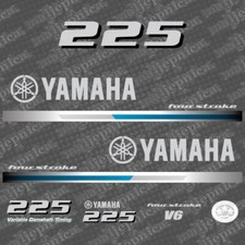 Kit autocollants remplacement Yamaha 225ch / 225 4 temps (2013) moteur hors-bord
