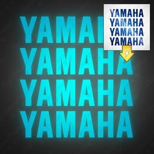 Lot 4 stickers YAMAHA 10 cm