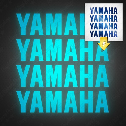 Lot stickers yamaha cm - lot, 4
