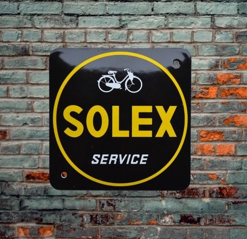 Plaque émaillée velo - émaillée, solex