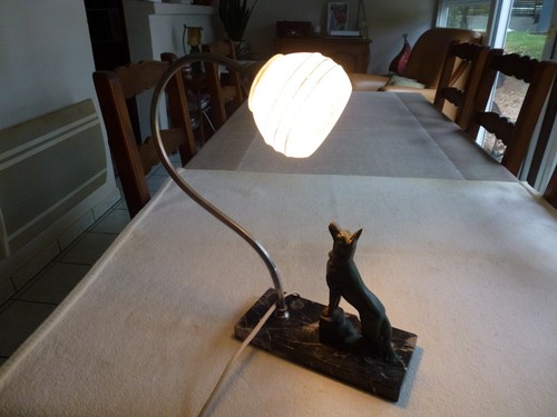 Belle lampe bureau art deco - art,