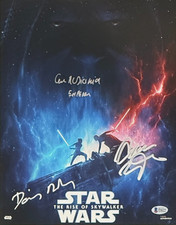 Driver Ridley McDiarmid Signed Star Wars Rise of Skywalker 11x14 Photo Beckett