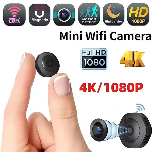 Mini wireless camera - 4k,