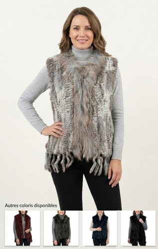 Gilet fourrure - gilet,